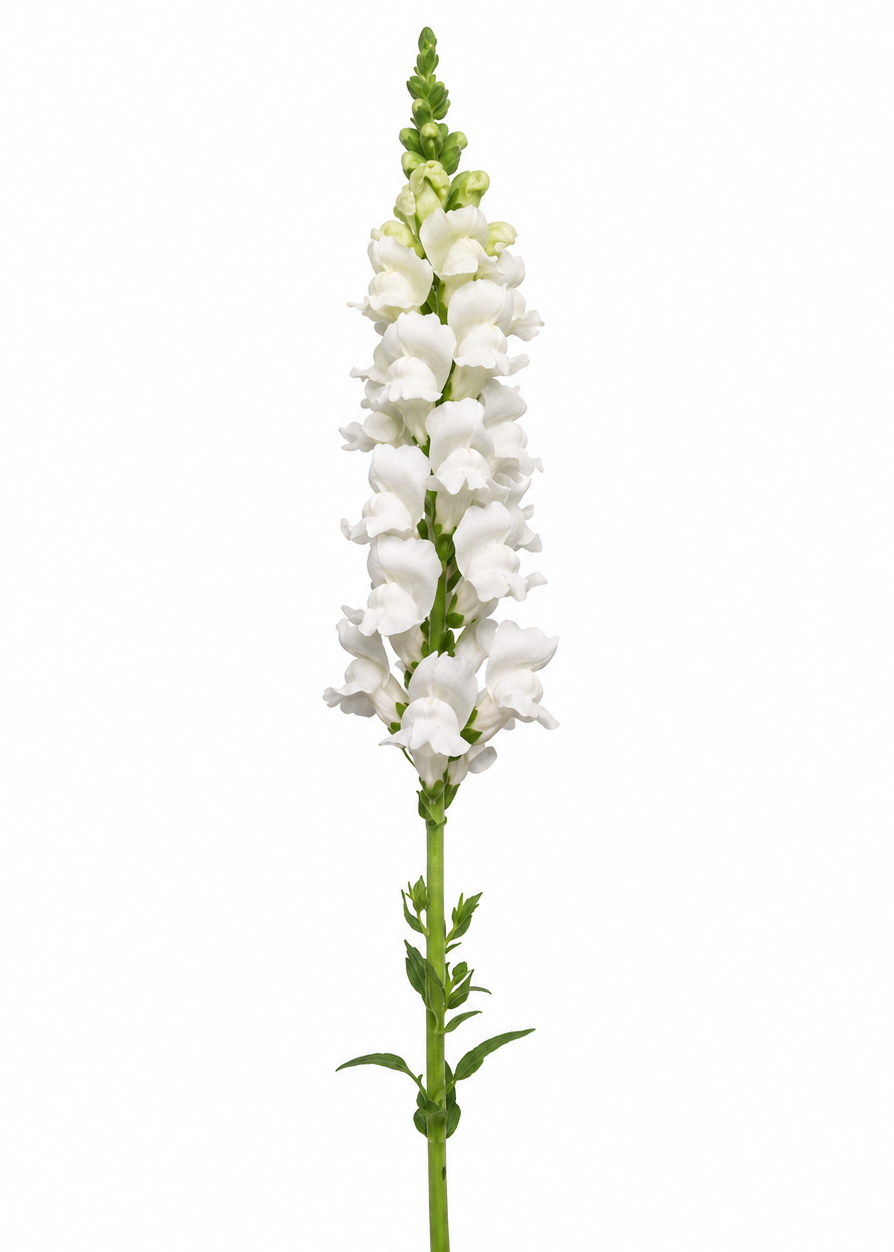 Antirrhinum majus Monaco White Improved F1 | Group 3 | Snapdragon