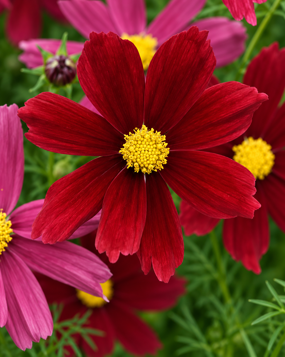 Cosmos bipinnatus Sonata™ Red Shades | Compact Pot Flower