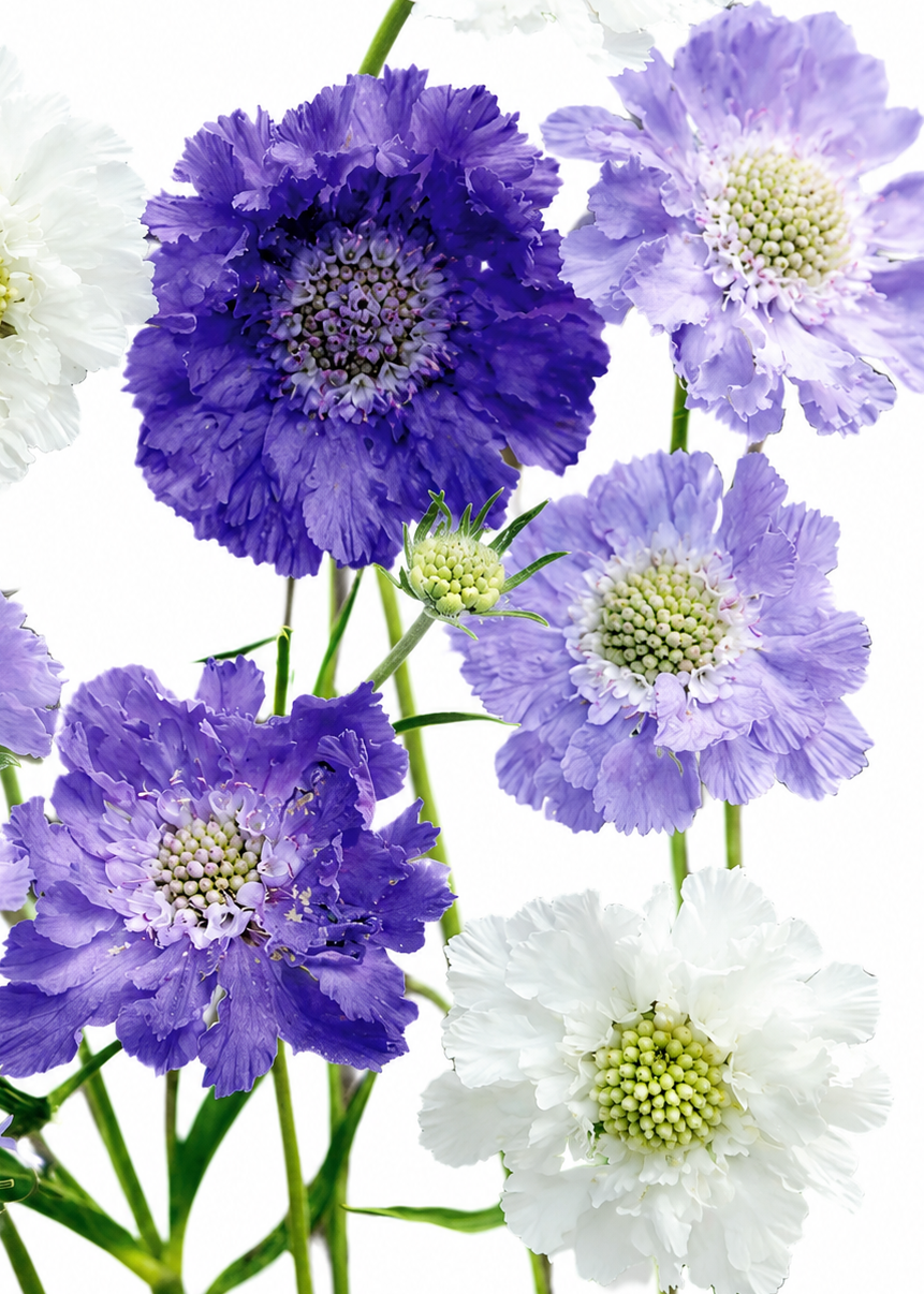 Scabiosa caucasica Isaac House's Hybrids mix | Pincushion Flower