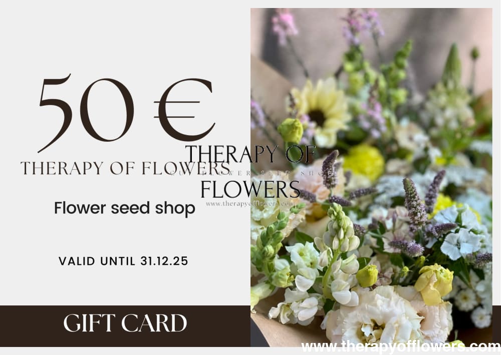 Gift Card form Therapy of Flowers therapyofflowers.com