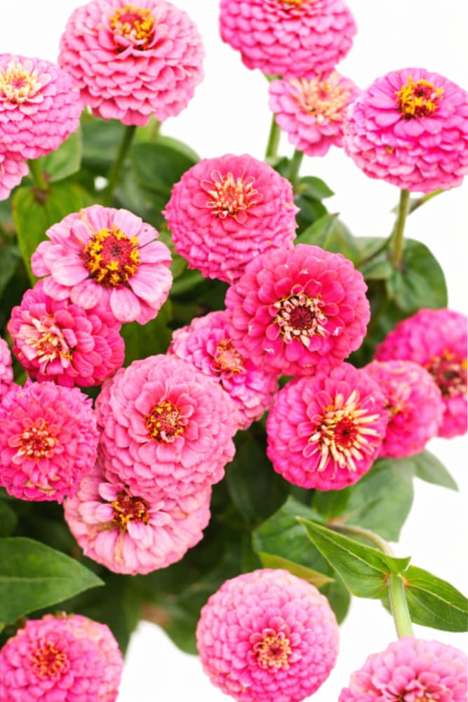 elegiac couplet flower seeds Zinnia elegans 'Lilliput Rose' | Cut and Come Again