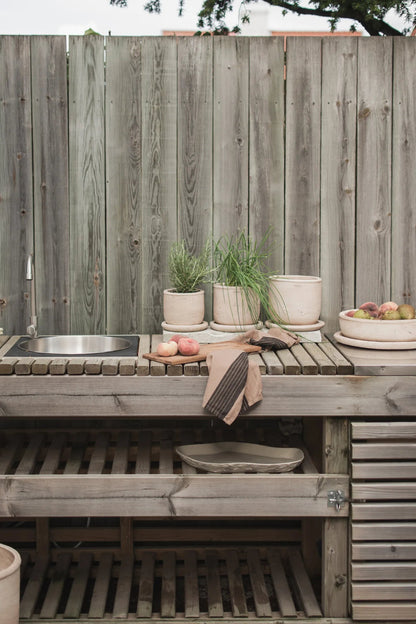 DBKD Terra Small Plant Pot | Sand | Natural Terracotta Pot DBKD