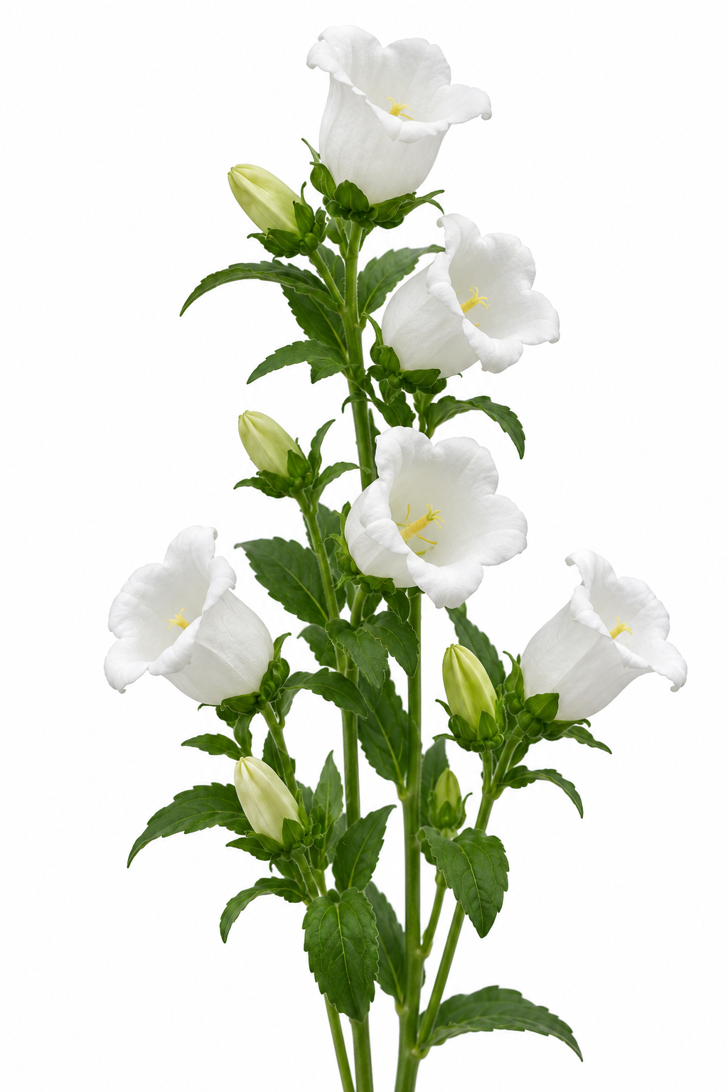 Campanula medium Campana White F1 | Bellflower | Pelleted therapyofflowers.com