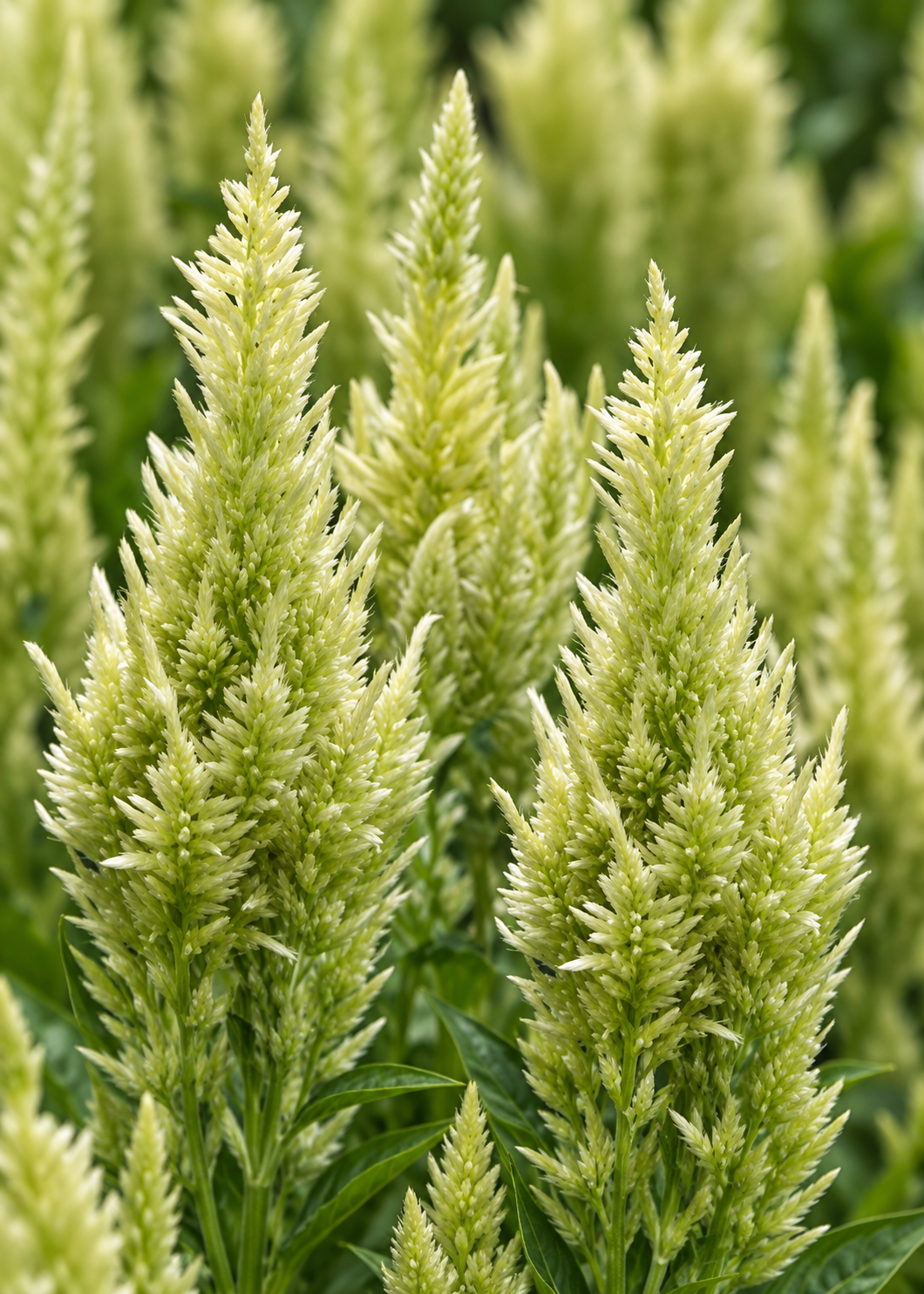 Federbusch Sunday™ Green | Celosia plumosa | Schnittblume