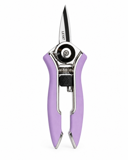 Garden Snips Leyat Happy Line Lilac | Stainless Steel Flower Pruning Snips Leyat