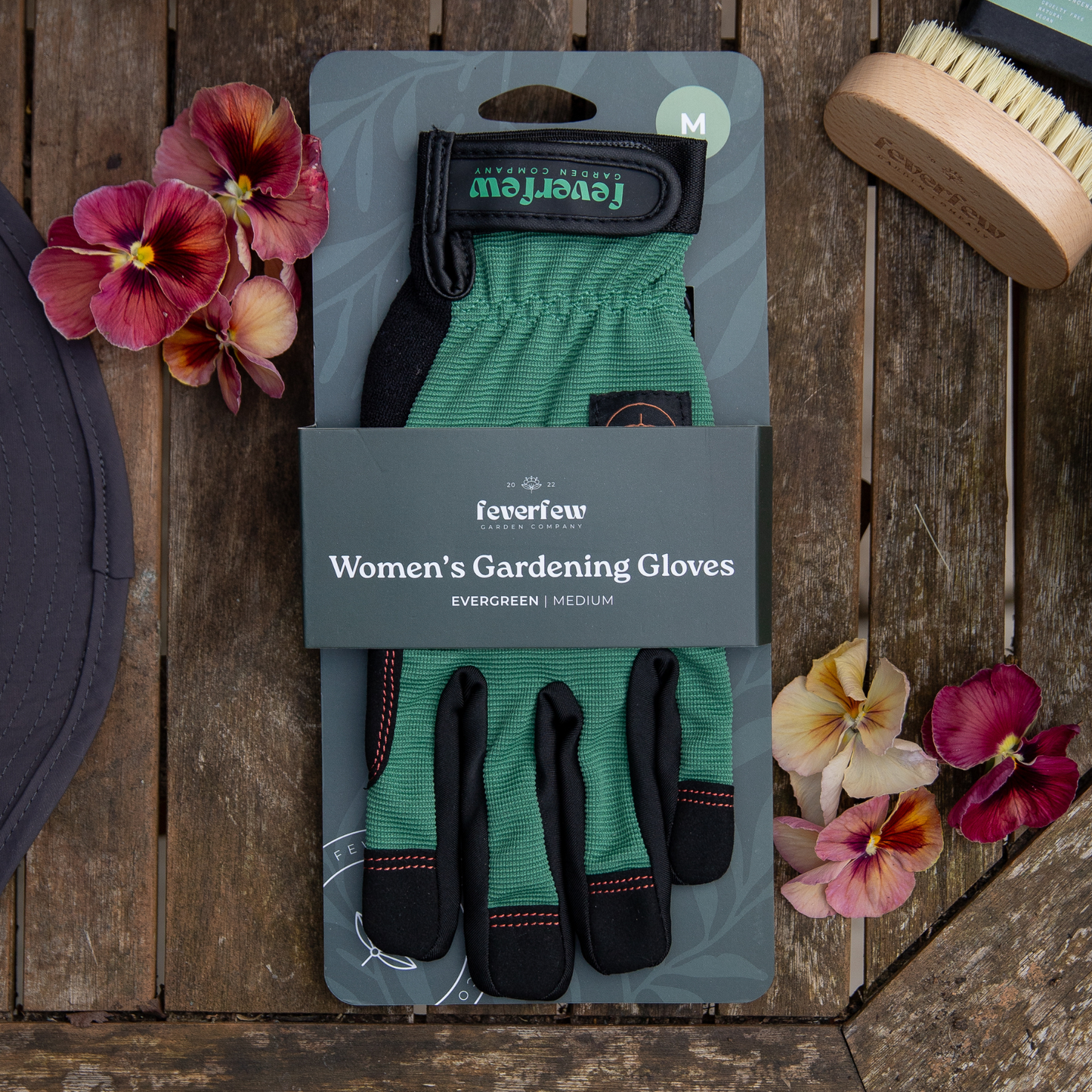 Feverfew Women’s Gardening Gloves | Evergreen therapyofflowers.com