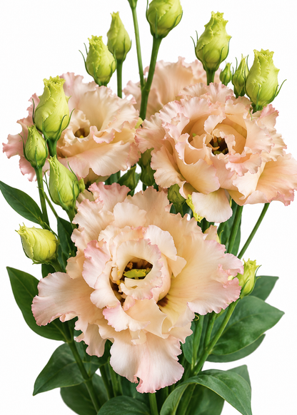 Eustoma grandiflorum Alissa Light Apricot Imp. F1 | Group 2 Lisianthus