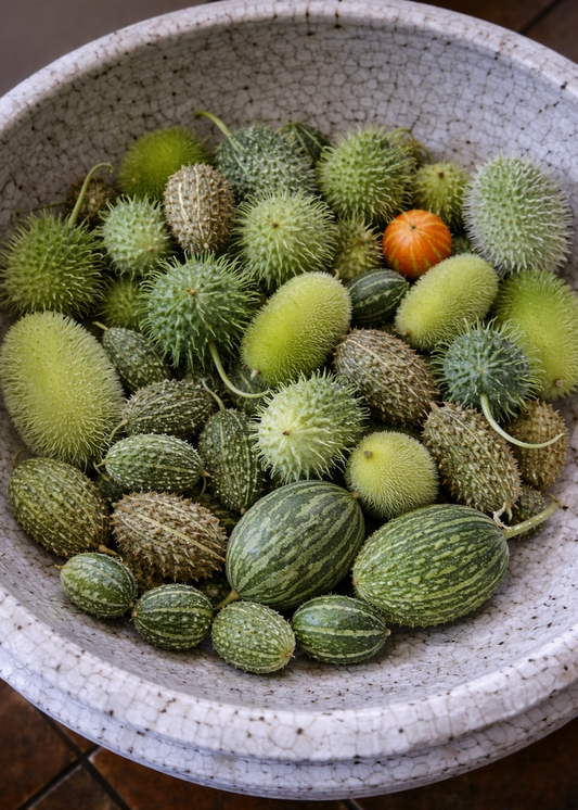 Cucumis species Deco-Fruits Mix | Ornamental Cucumbers | 8 Species therapyofflowers.com