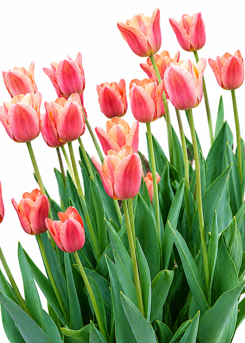 Tulip Apricot Foxx | Mid Spring Triumph Tulip therapyofflowers.com