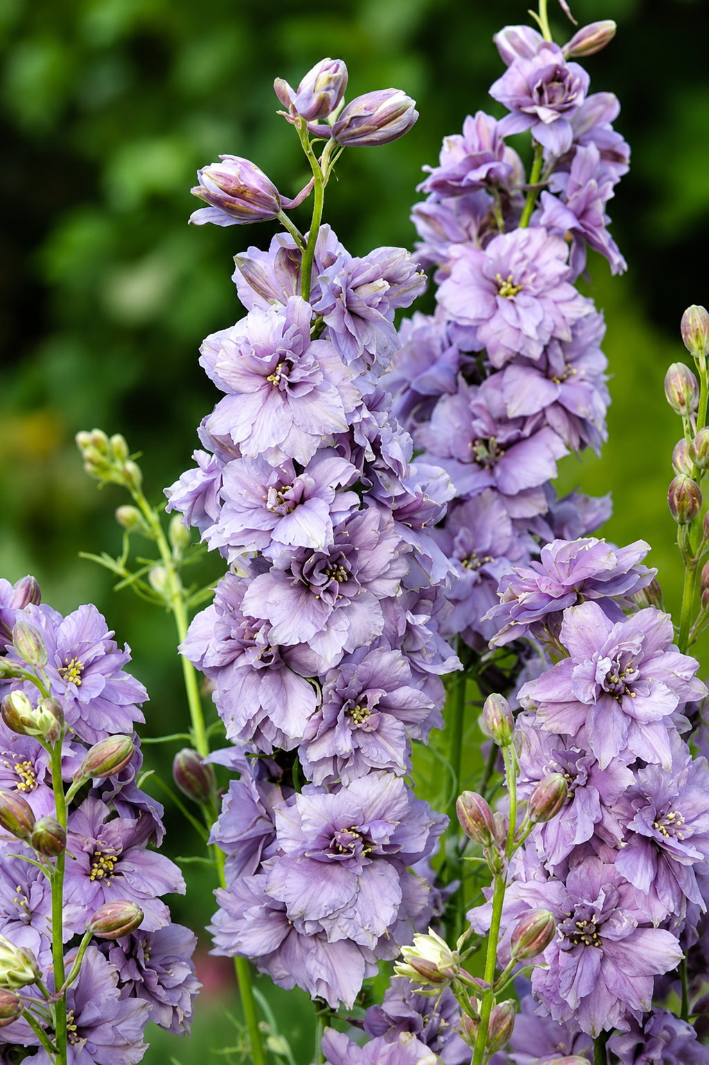 Delphinium consolida Misty Lavander | Larkspur therapyofflowers.com