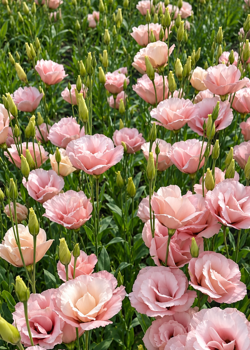 Lisianthus Arena Apricot III | Pelleted therapyofflowers.com