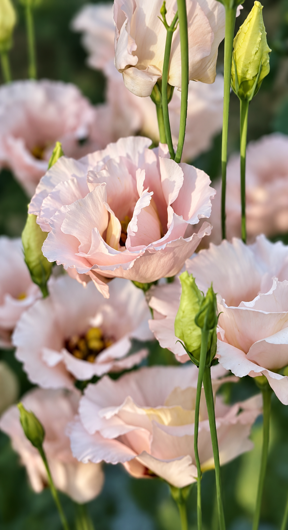 Eustoma grandiflorum Corelli™ III Light Pink F1 | Lisianthus | Pelleted therapyofflowers.com