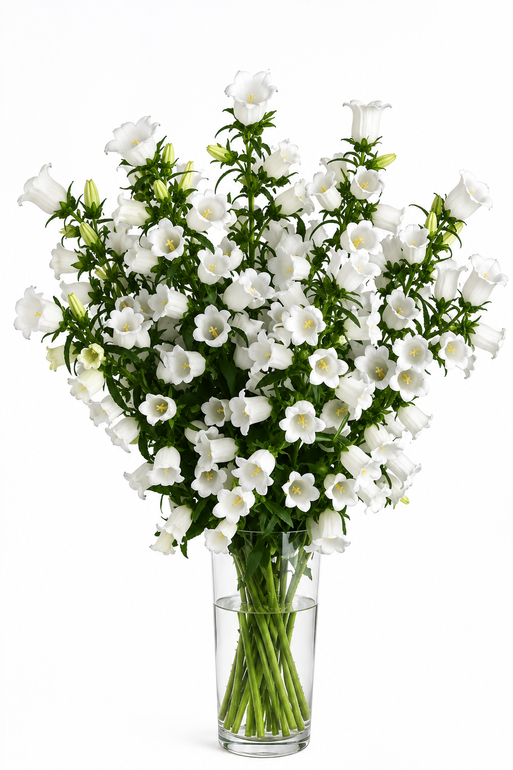 Campanula medium Campana White F1 | Bellflower | Pelleted therapyofflowers.com