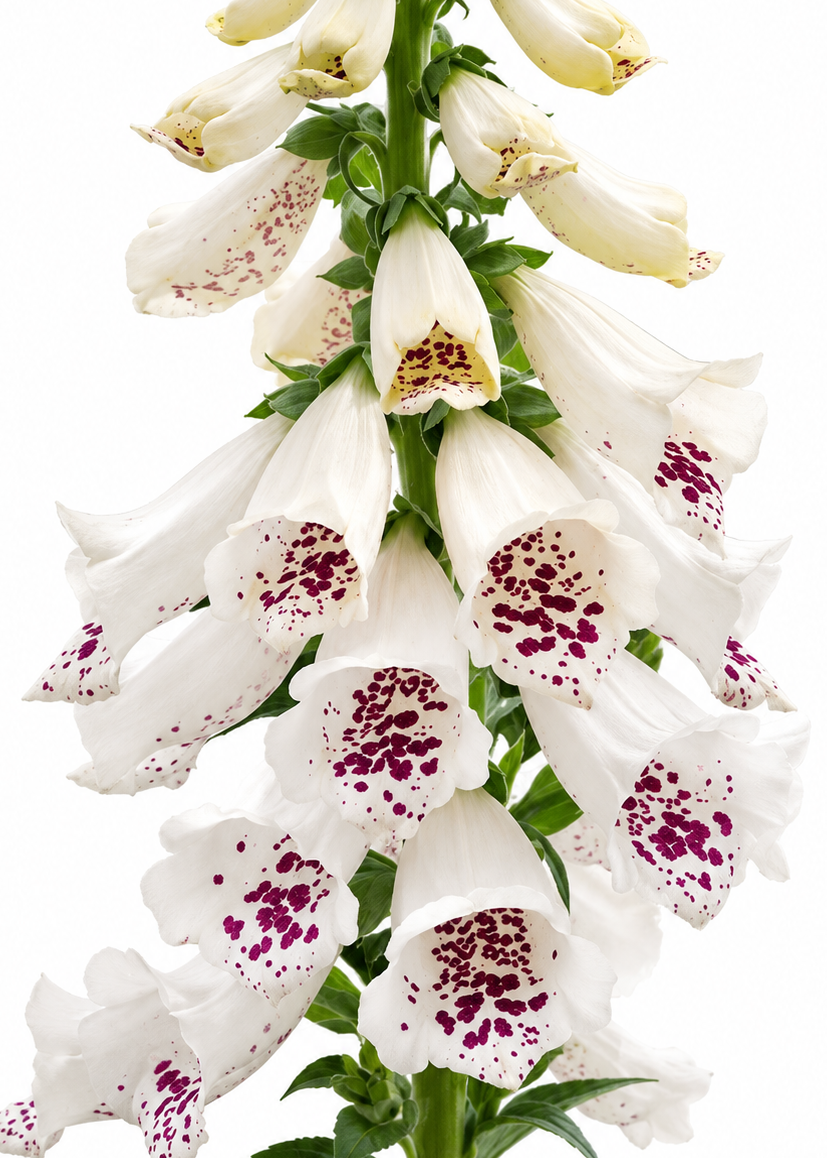 Sormustinkukka Dalmatian White F1 | Digitalis purpurea