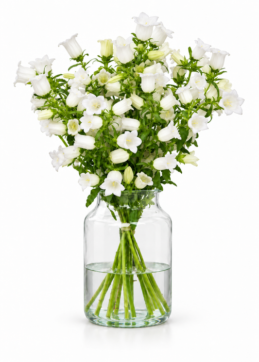 Campanula Medium Champion White | Pelleted