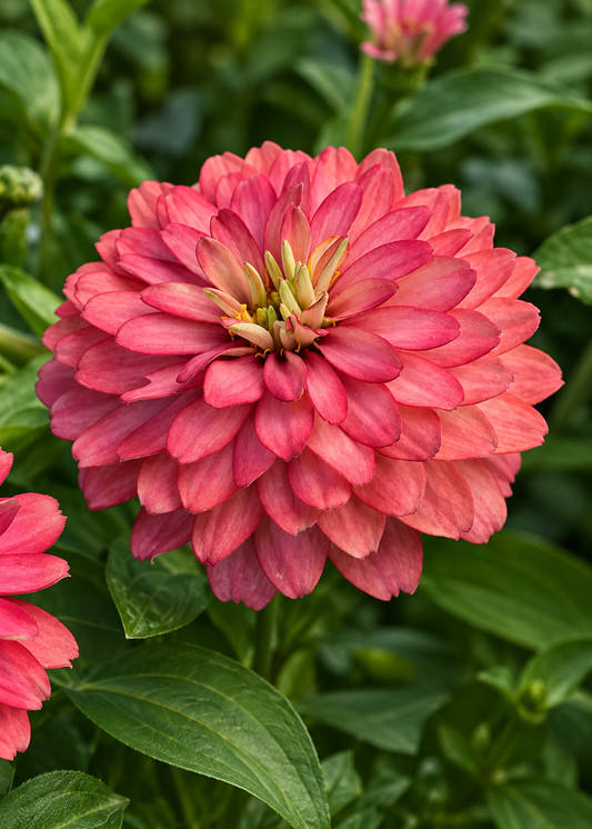 Zinnia marylandica Double Zahara™ Salmon | Double Zinnia