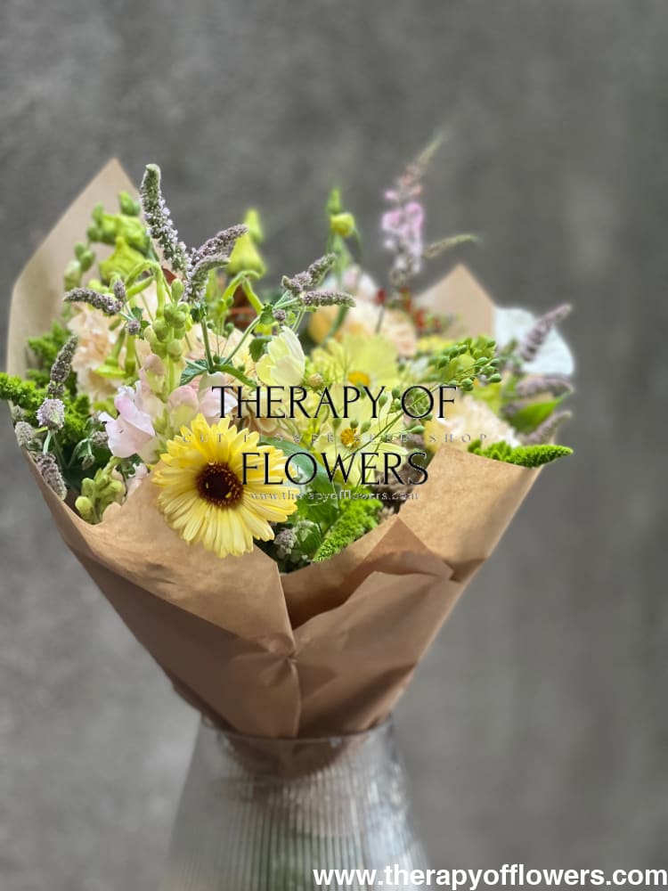 Calendula officinalis Ivory Princess therapyofflowers.com