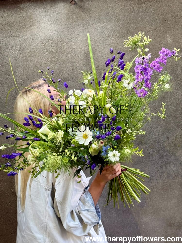 Delphinium consolida QIS® Lilac | Larkspur therapyofflowers.com