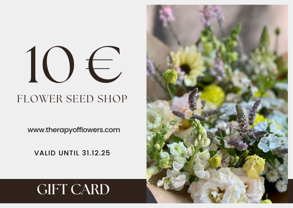 Gift Card form Therapy of Flowers therapyofflowers.com