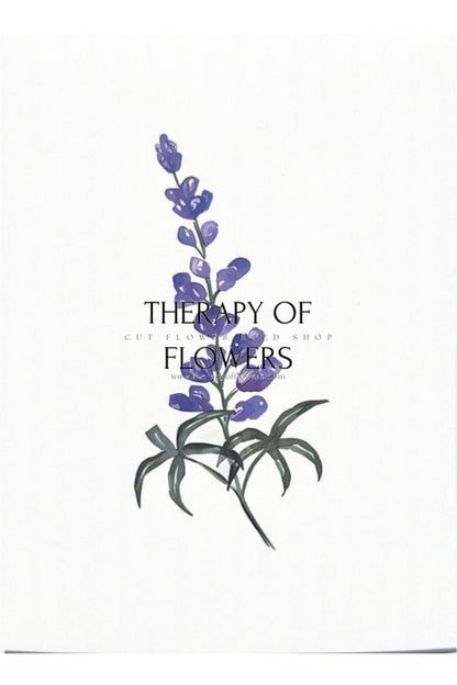 Greeting card - For Flower Lowers therapyofflowers.com